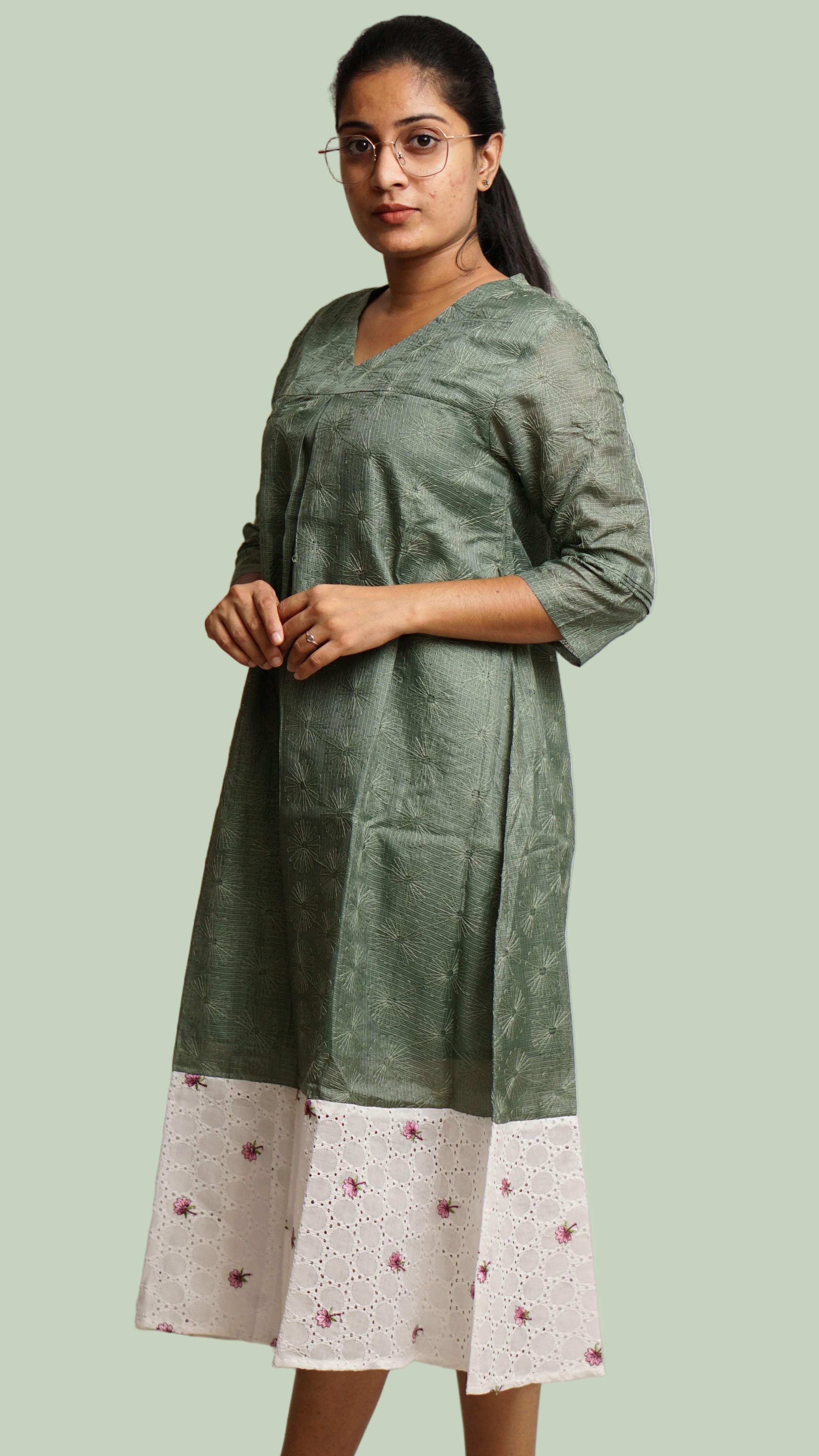 Kota Doria Dress
