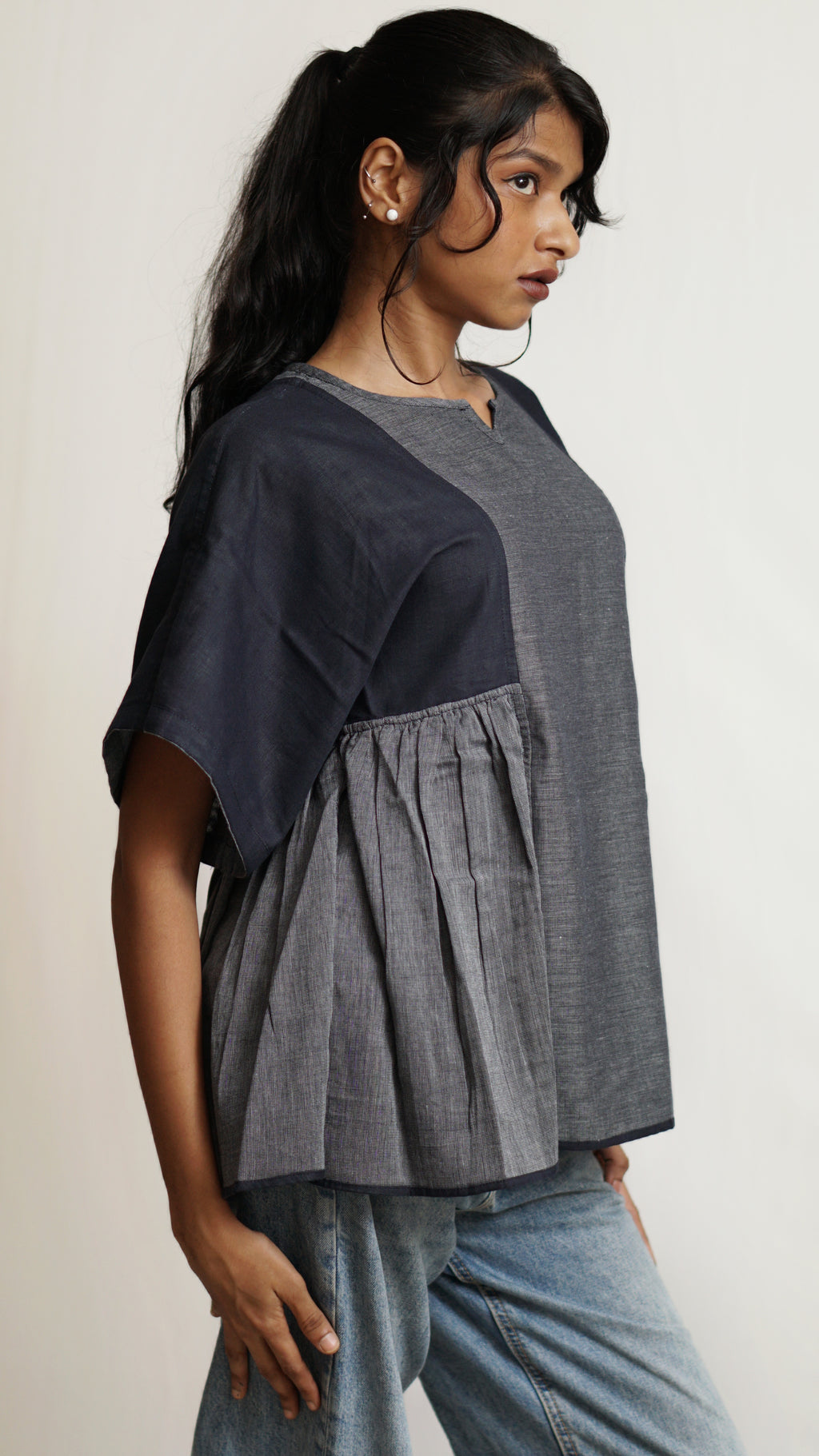 Reversible Kaftan Top
