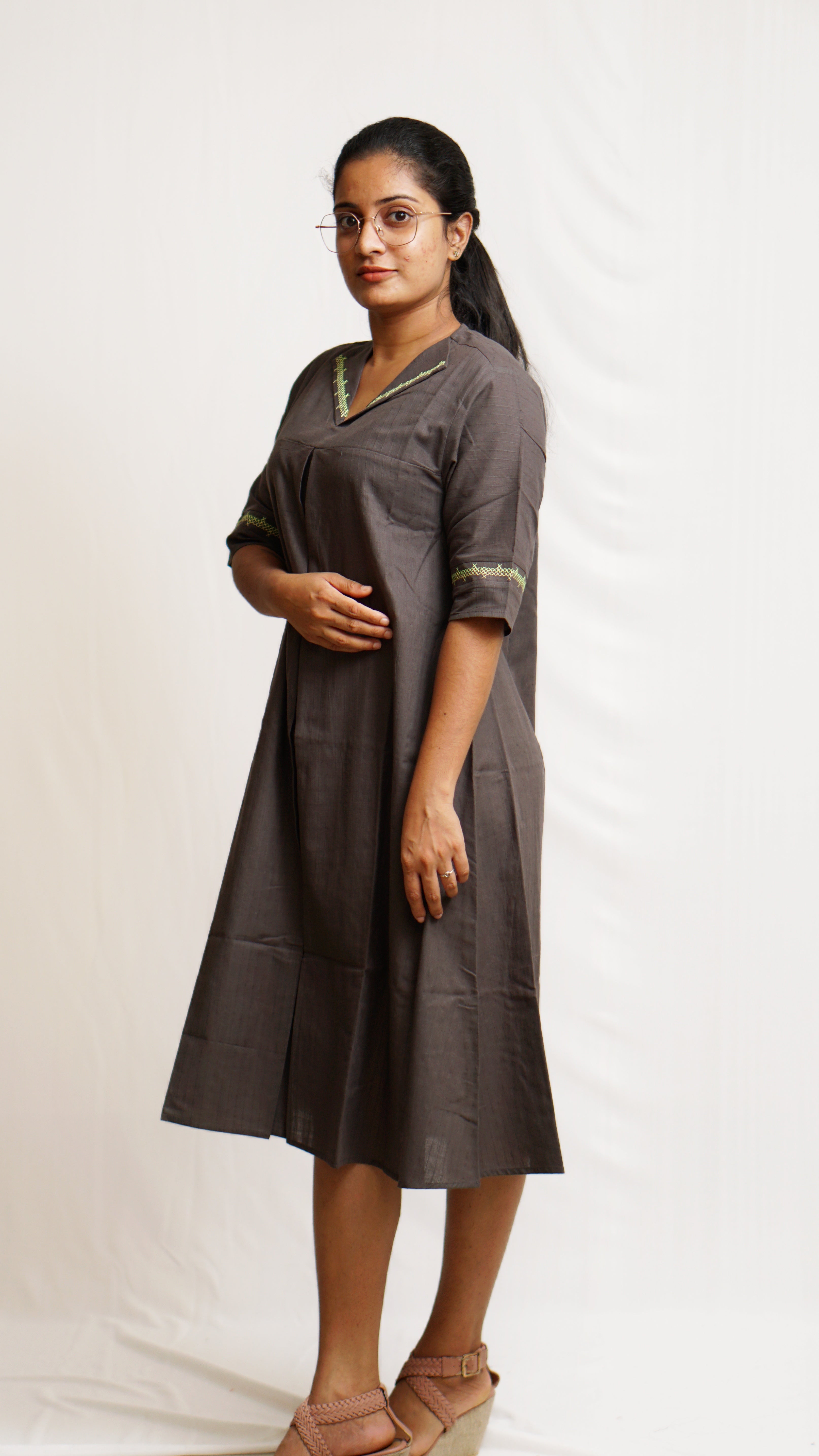 Pleatline Dress