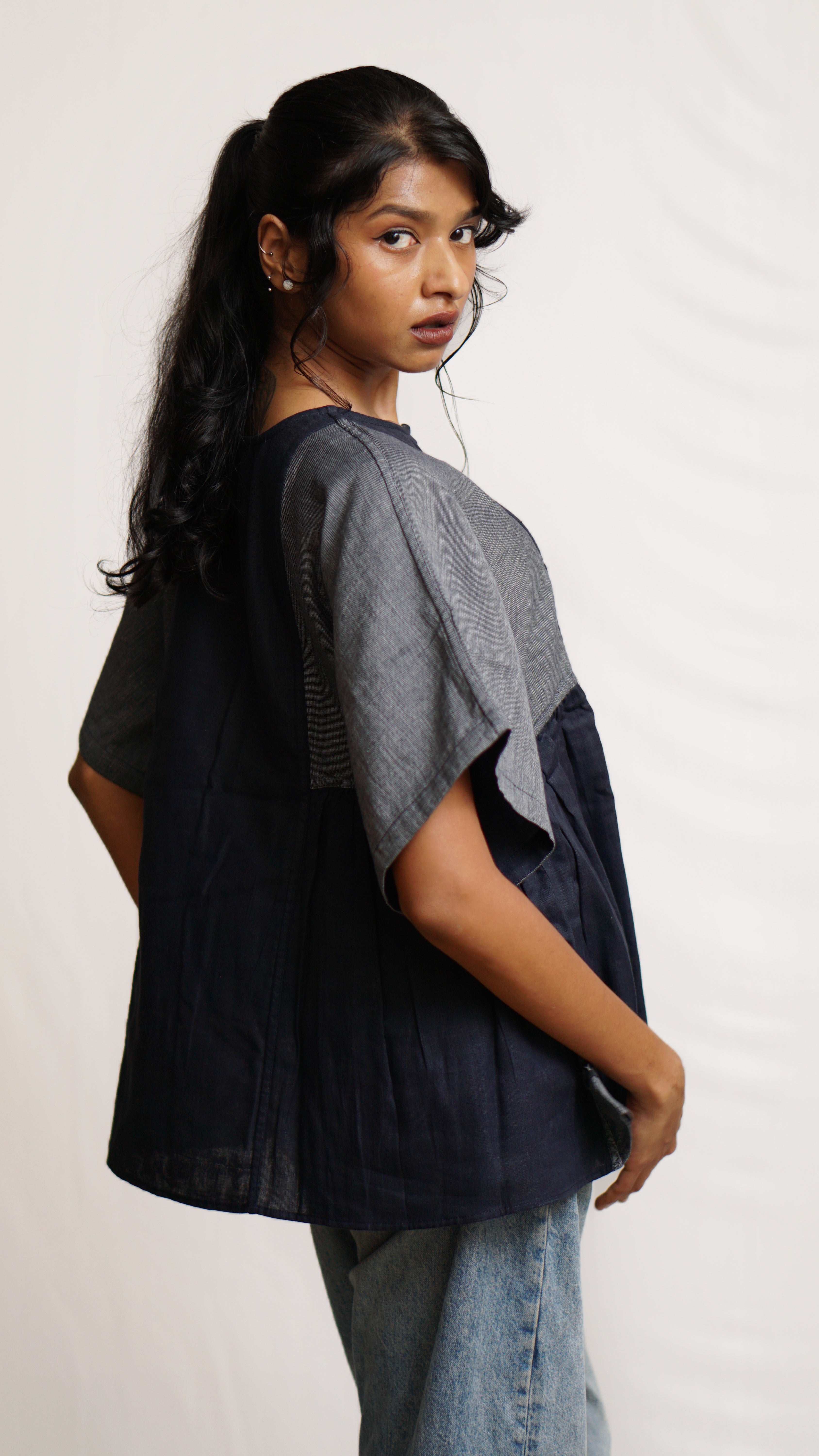 Reversible Kaftan Top