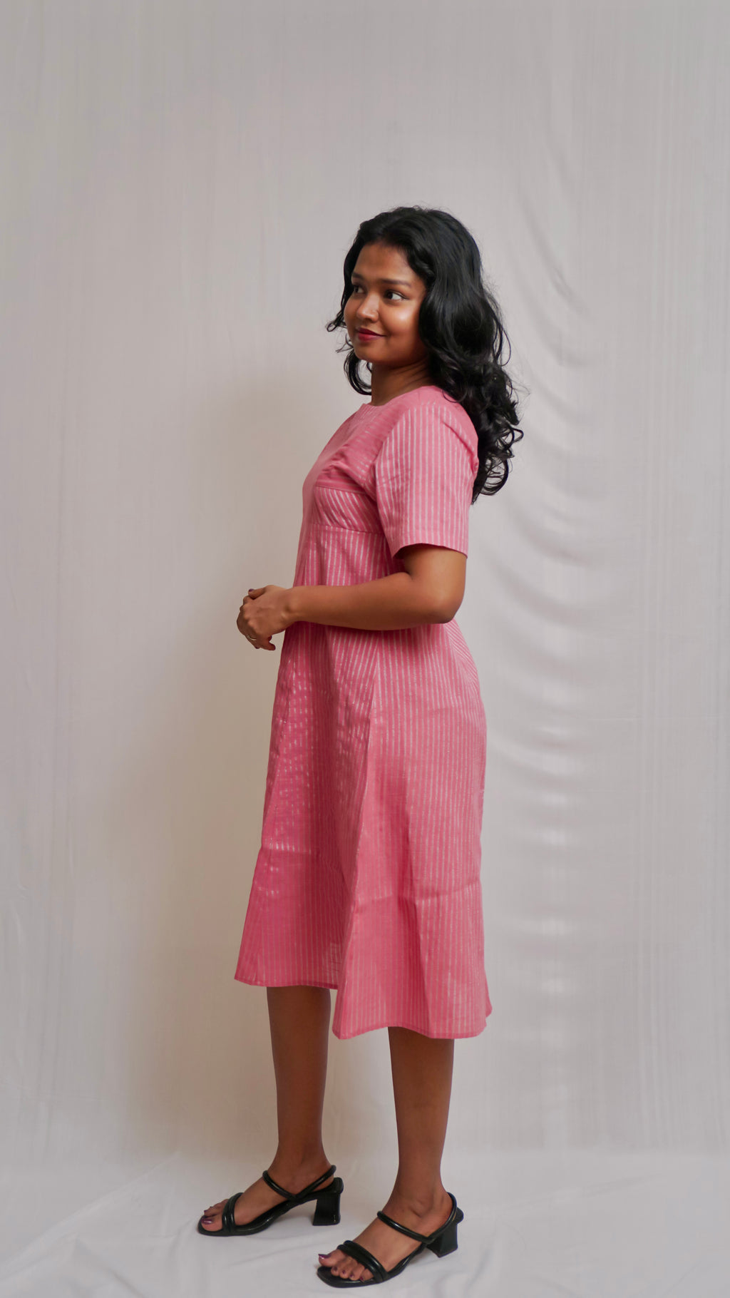 Cotton Stripes Dress