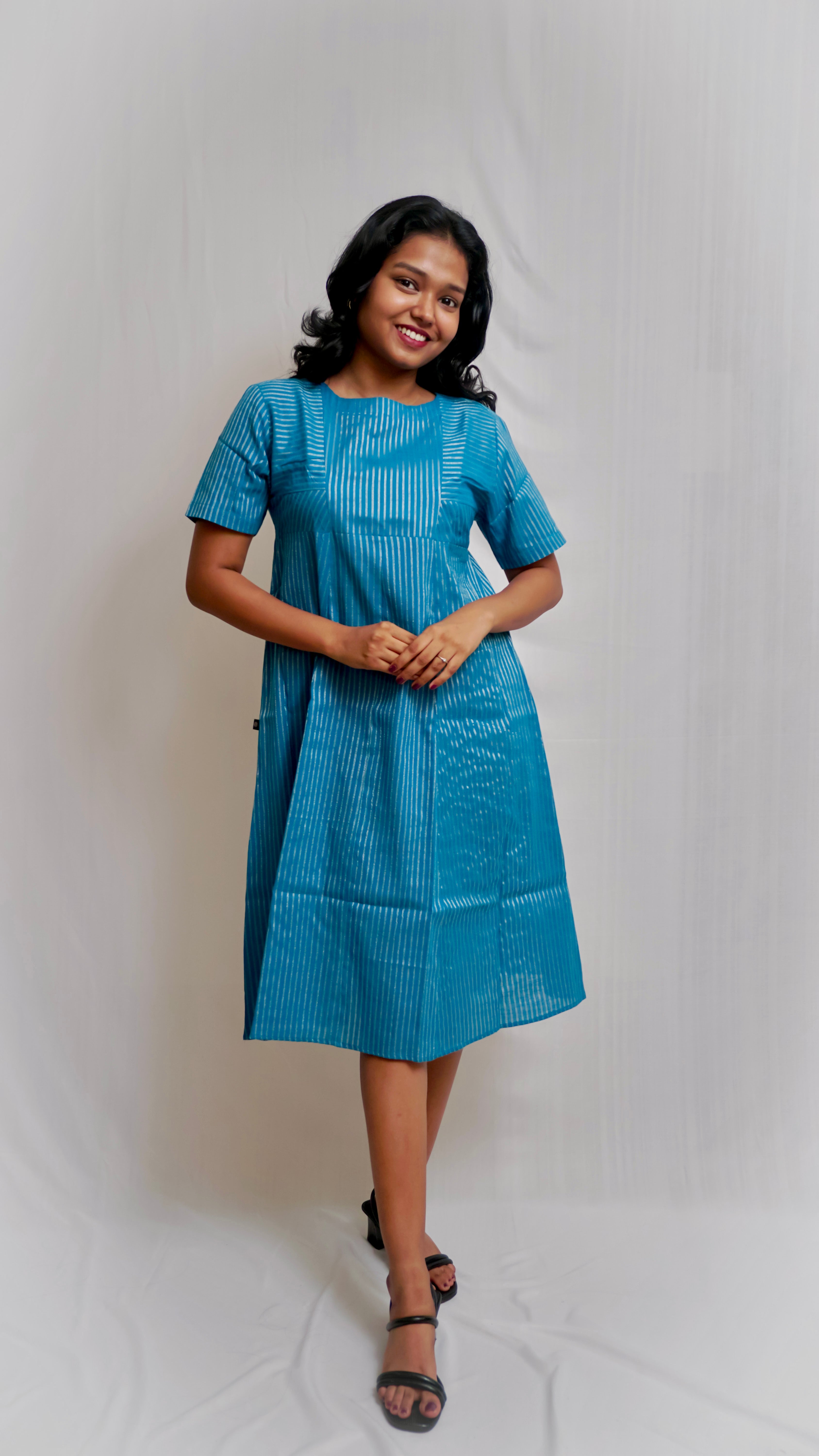 Cotton Stripes Dress