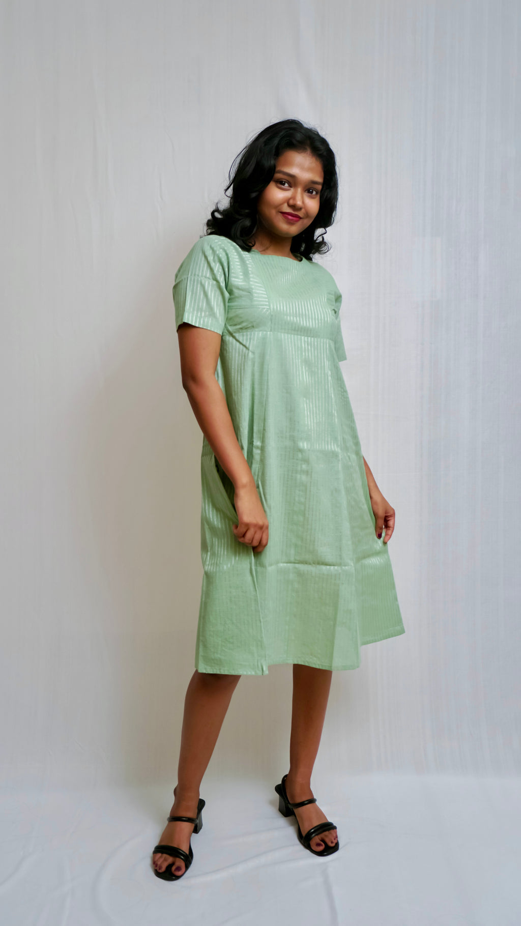 Cotton Stripes Dress
