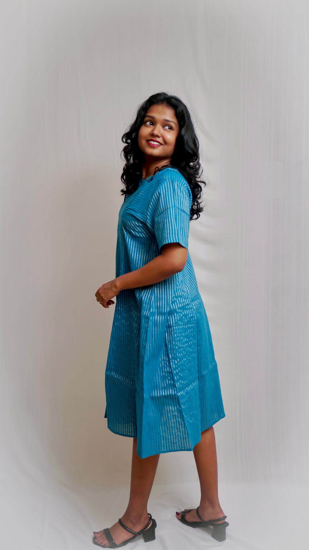 Cotton Stripes Dress