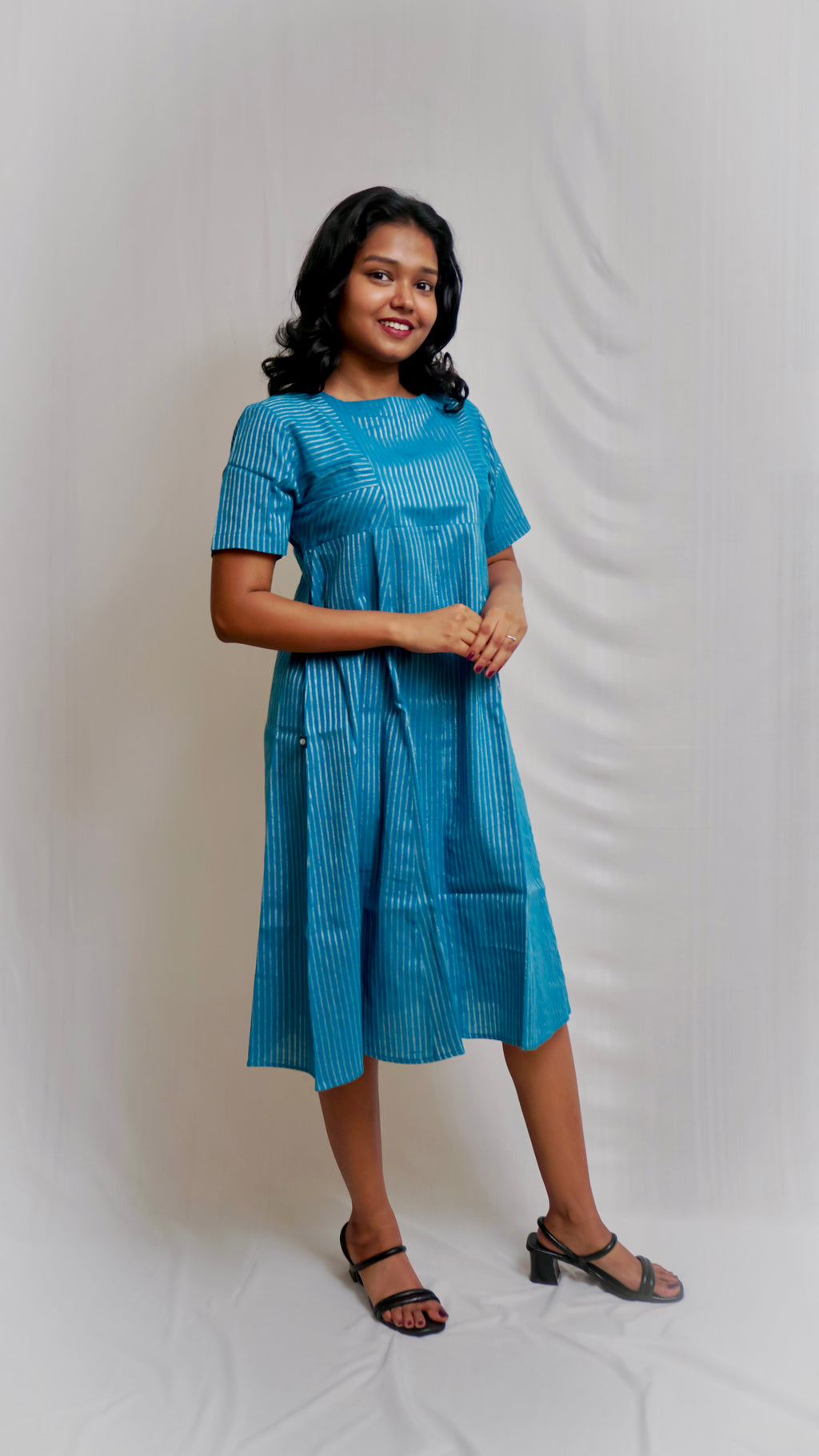 Cotton Stripes Dress