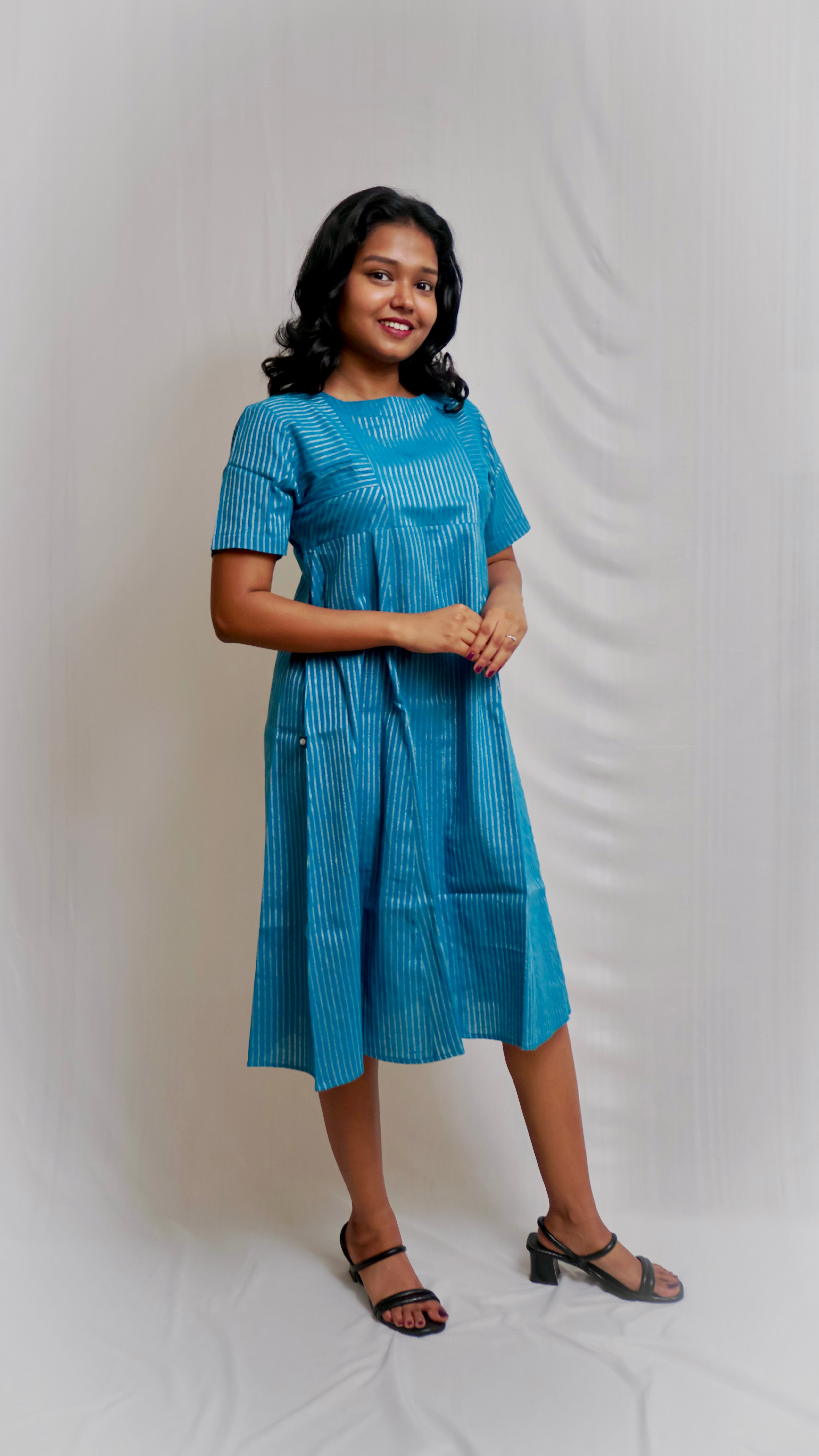 Cotton Stripes Dress